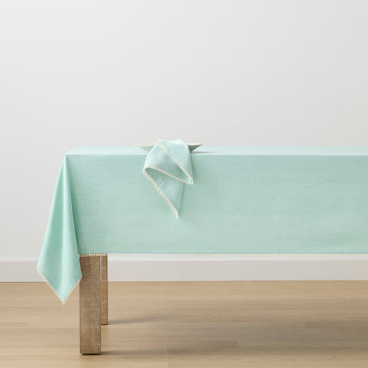 French Perle Ice Blue 60x84 Tablecloth