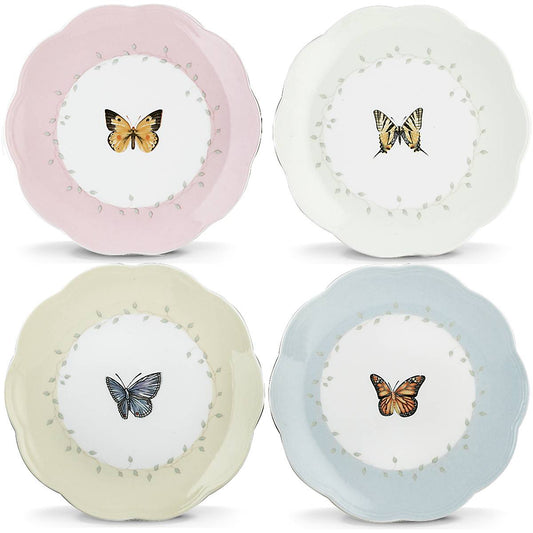 Butterfly Meadow 4-Piece Dessert Set