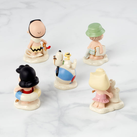 Peanuts 5-Piece Beach Party Figurine Set