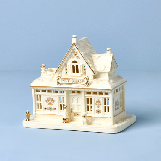 Mistletoe Park Lit Pet Store Figurine