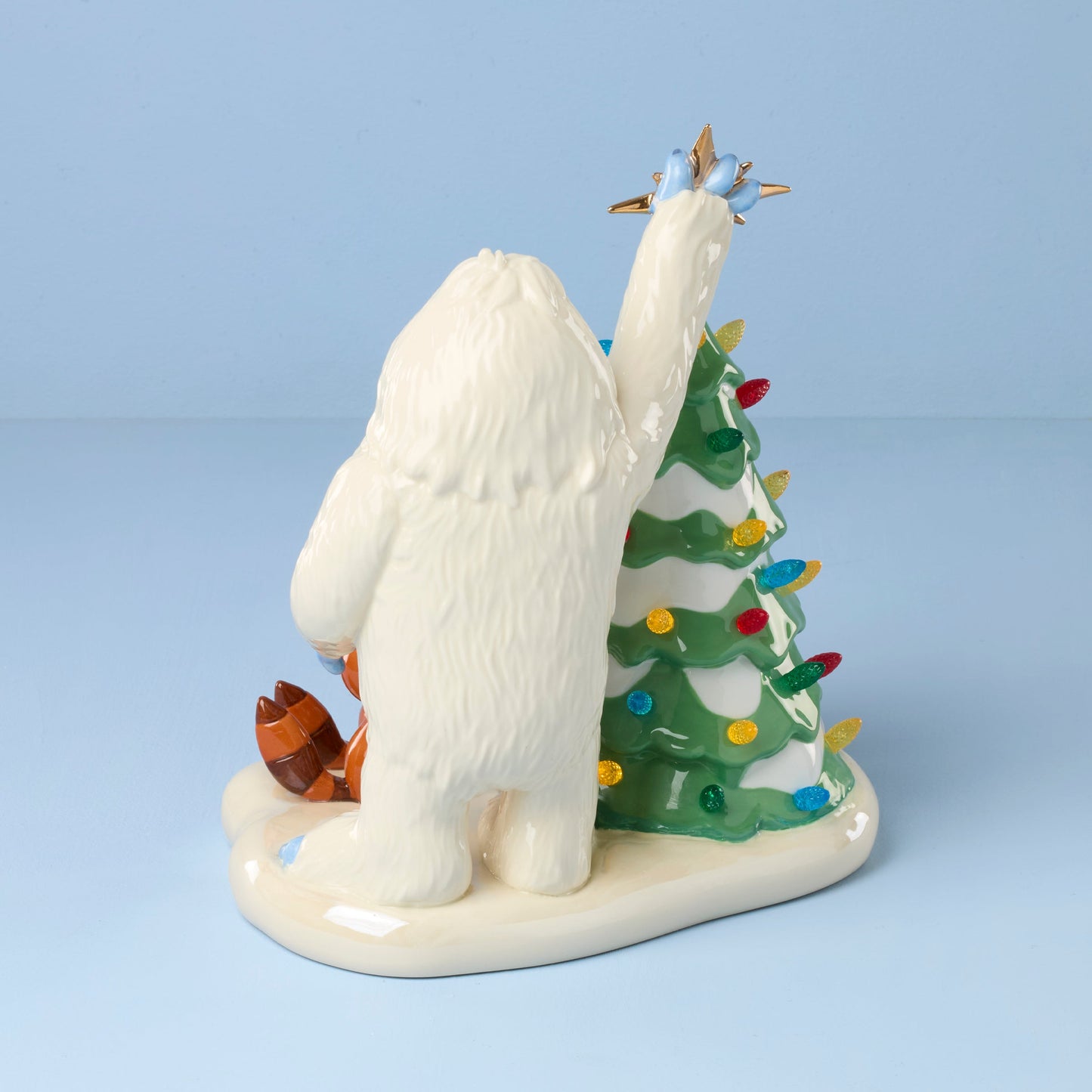 Rudolph and Bumble Lit Figurine