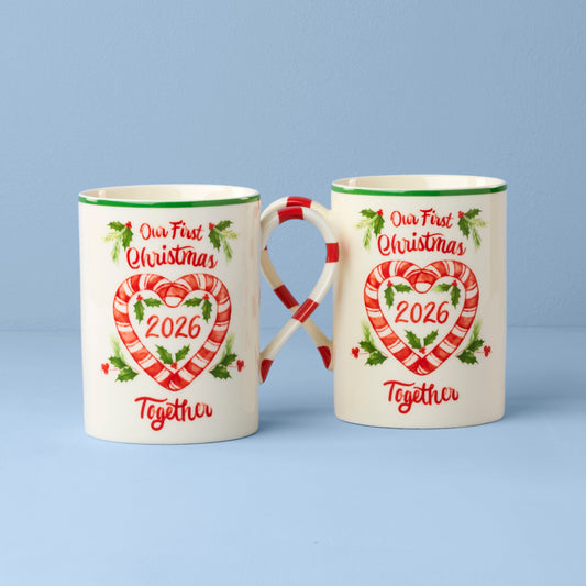 Holiday Our First Christmas Together 2-Piece Mug Set