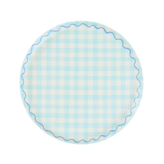 Gingham Reusable Small Plates