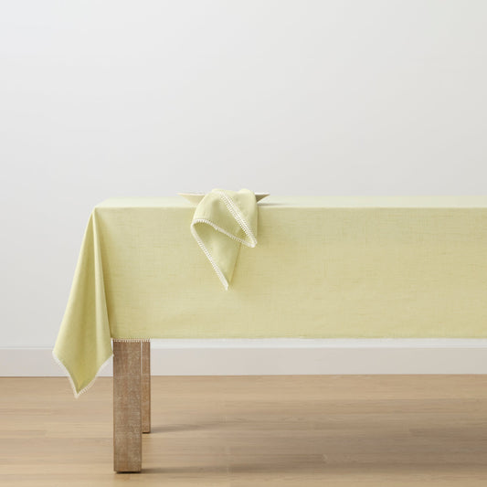 French Perle Pistachio 60x120 Tablecloth