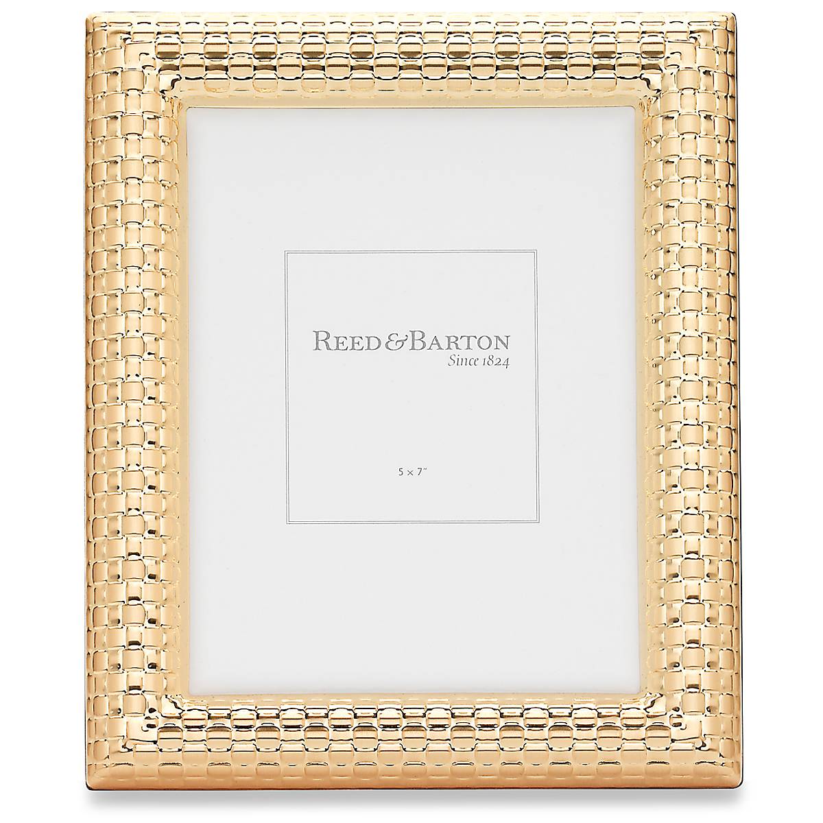 Watchband Satin Gold 5x7 Photo Frame