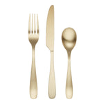 Eliana Champagne Satin 12-Piece Flatware Set