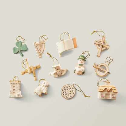 Luck of the Irish 12-Piece Mini Ornament Set
