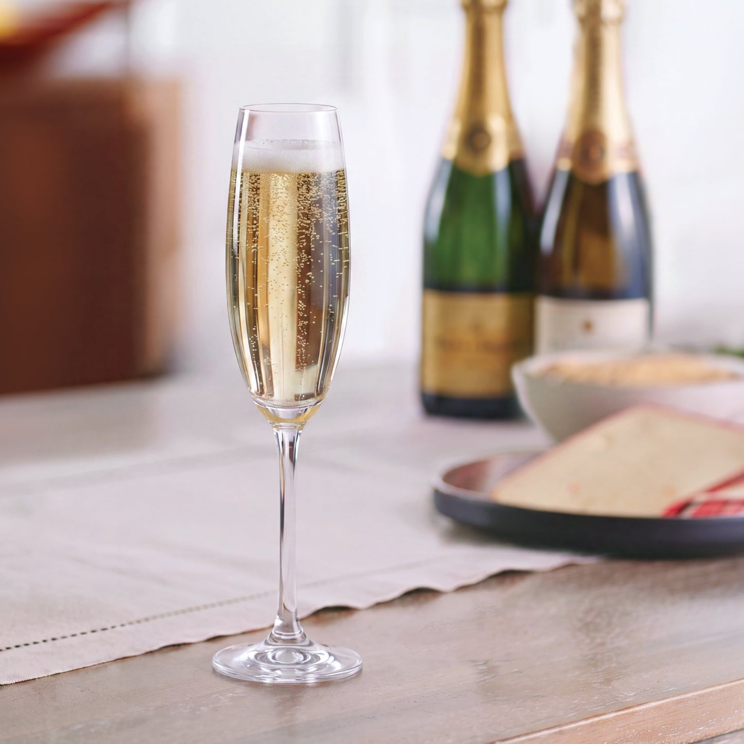 Tuscany Classics Champagne Flute Glasses, Set of 6