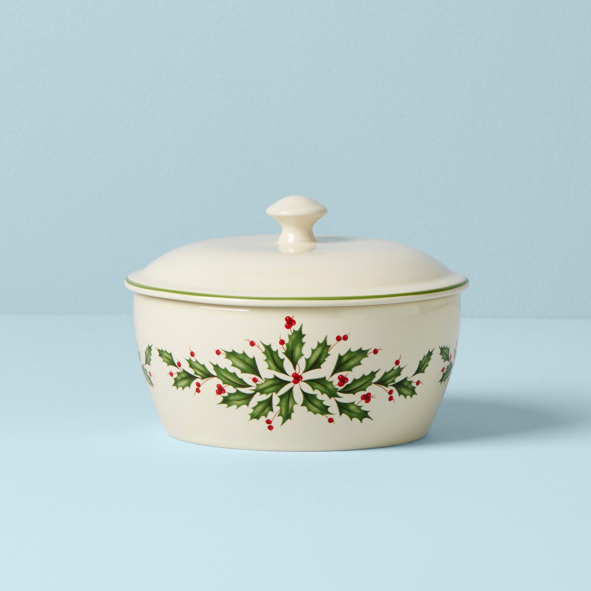 Holiday Covered Casserole Dish