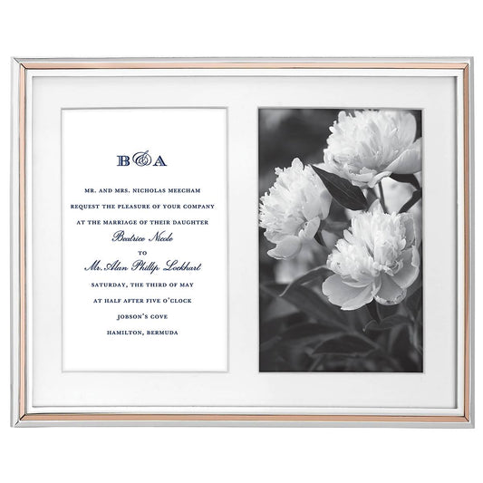 Rosy Glow Double 5x7 Photo Frame