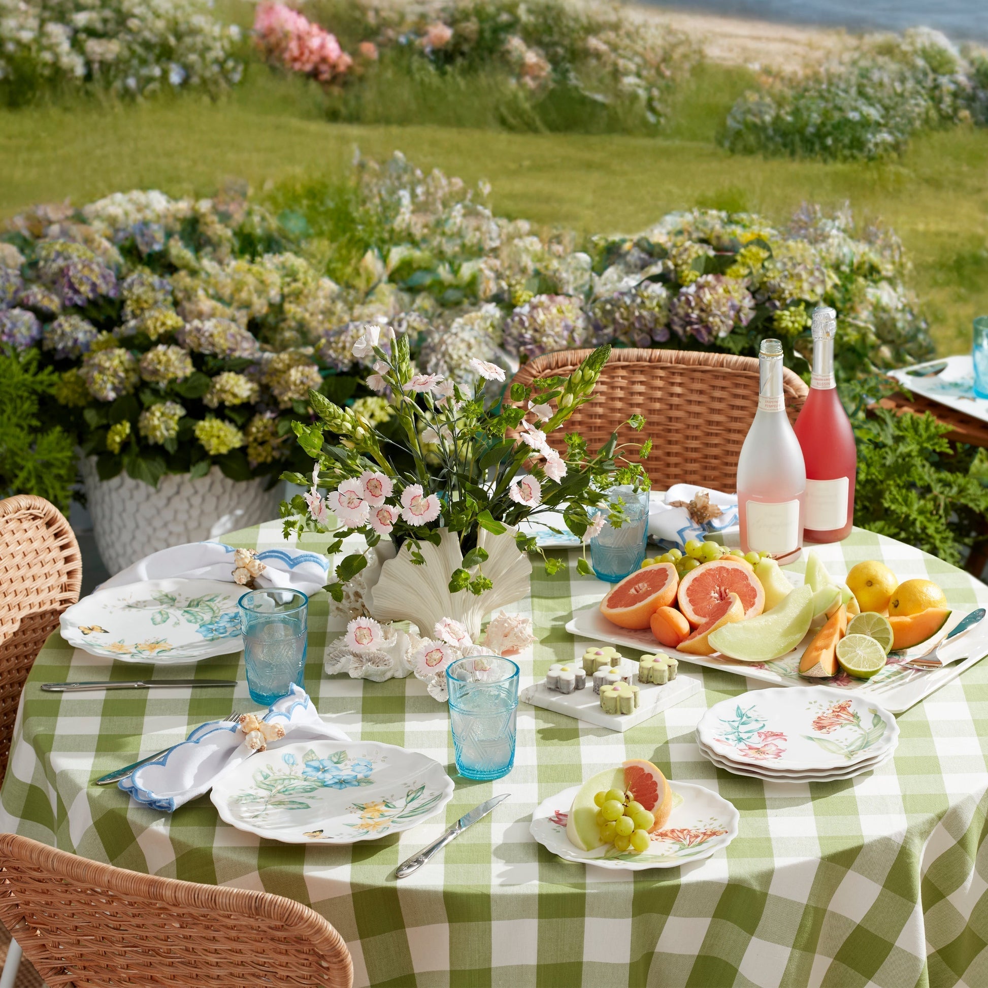 Butterfly Meadow Melamine Dinner Plates, Set of 4