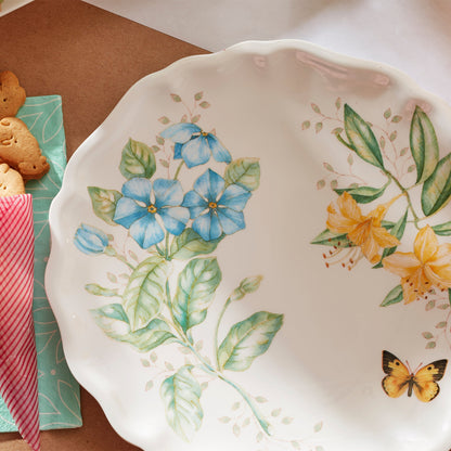 Butterfly Meadow Melamine Dinner Plates, Set of 4