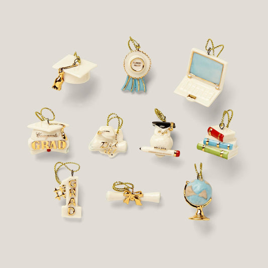 Graduation 10-Piece Mini Ornament Set