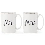 Bridal Party "Mr" & "Mrs" 2-Piece Mug Set