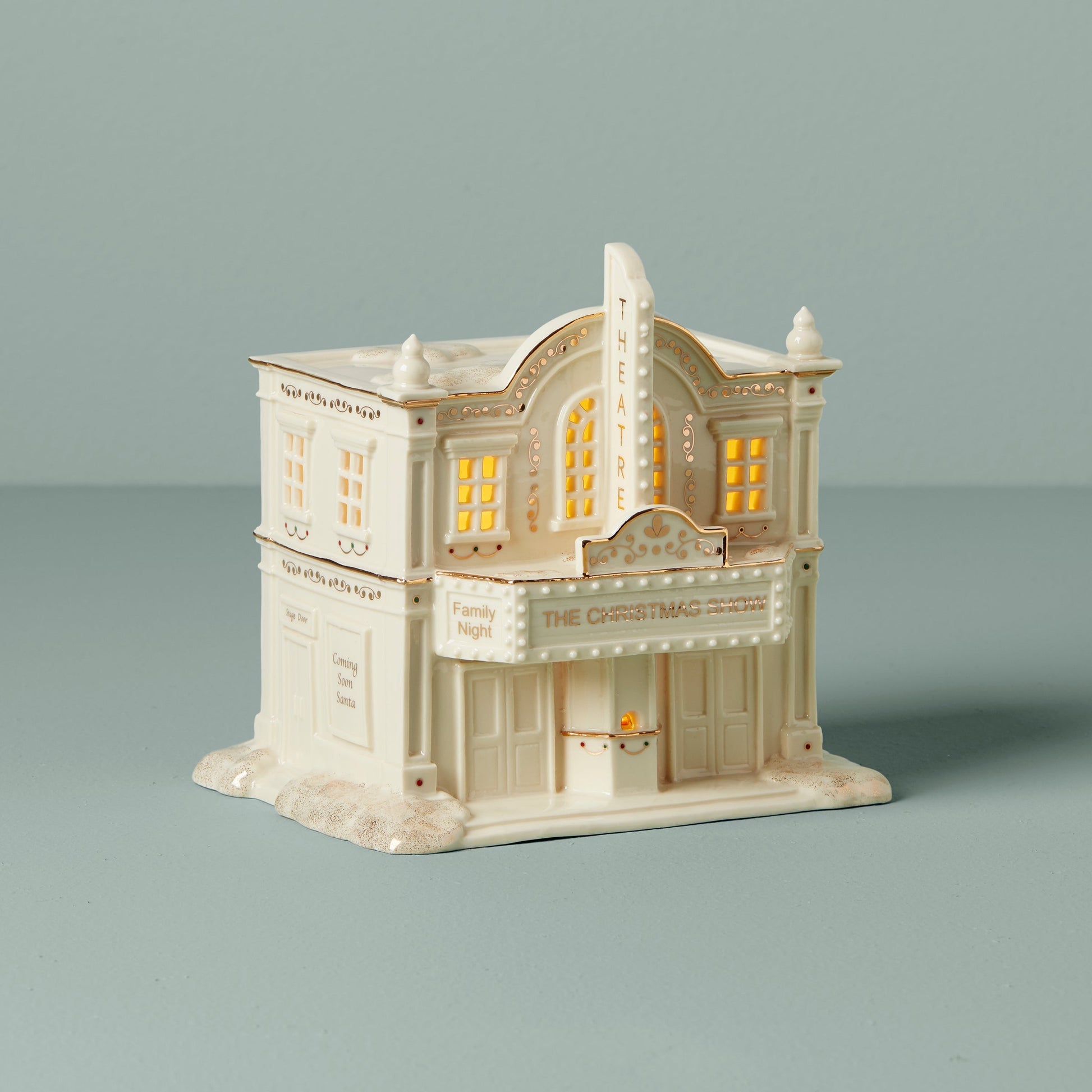 Mistletoe Park Lit County Theatre Figurine