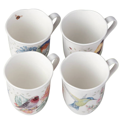 Butterfly Meadow Flutter Mugs, Set of 4