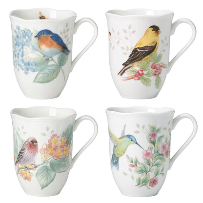 Butterfly Meadow Flutter Mugs, Set of 4