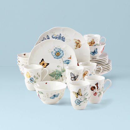 Butterfly Meadow Monarch 24-Piece Dinnerware