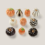 Pumpkin 10-Piece Mini Ornament Set