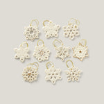 Snowflake 10-Piece Mini Ornament Set