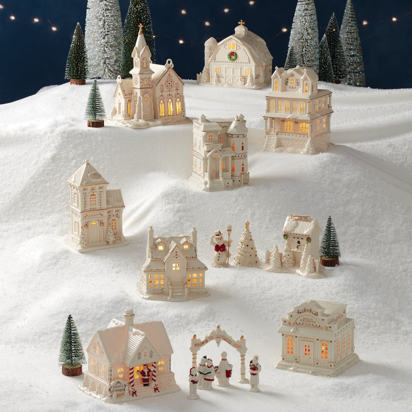 Mistletoe Park Light-Up Victorian House Figurine