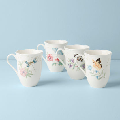 Butterfly Meadow Mugs, Set of 4