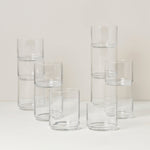 Tuscany Classics Stackable Clear 12-Piece Set