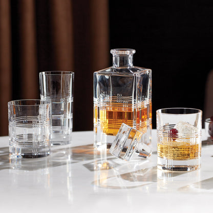 Hudson Crystal 5-Piece Whiskey Set