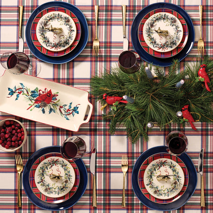 Winter Greetings Salad Plates, Set of 4