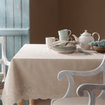 French Perle Linen 60x102 Tablecloth