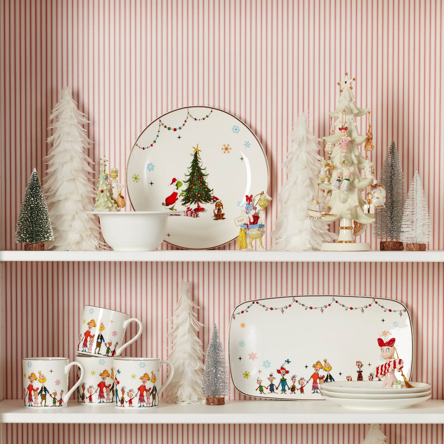 How The Grinch Stole Christmas 12-Piece Ornament & Tree Set