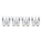 Hamilton Crystal Double Old Fashion Glasses, Set of 4
