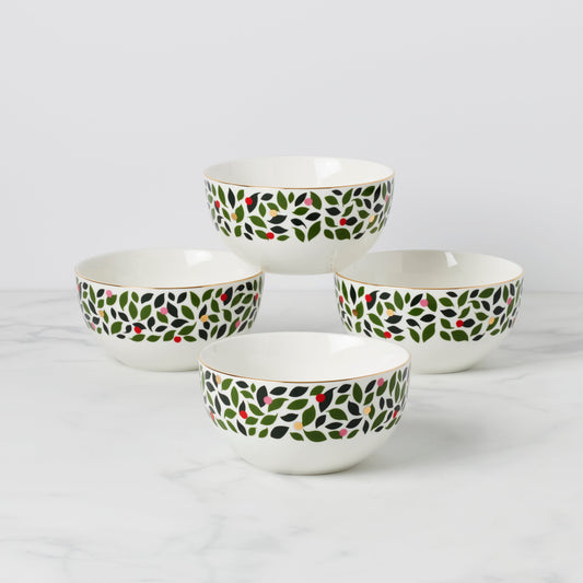 Evergreen Cereal Bowls, Set of 4
