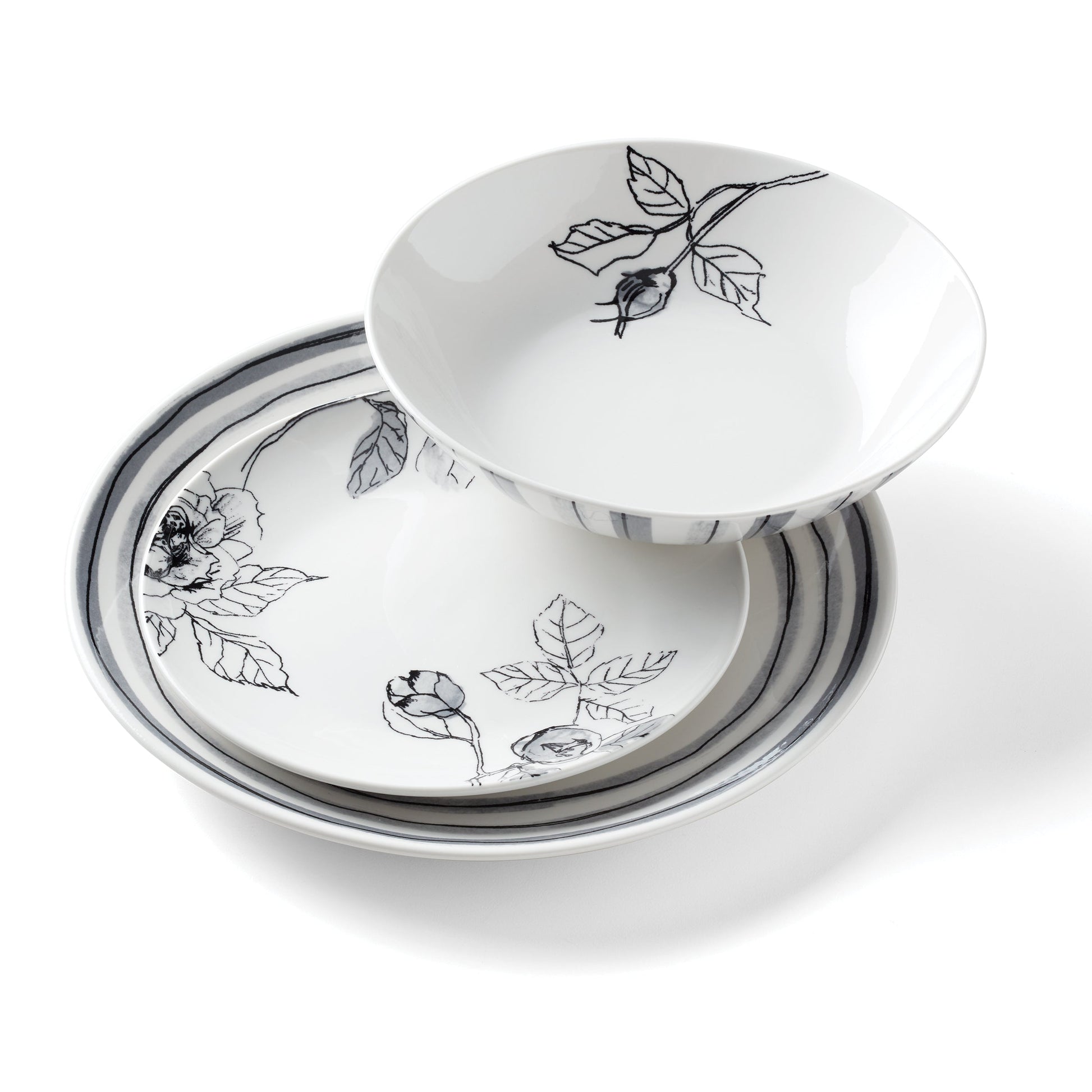 Sketchbook 12-Piece Dinnerware Set