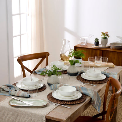 24 Seven White 24-Piece Dinnerware Set