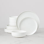 24 Seven White 12-Piece Dinnerware Set