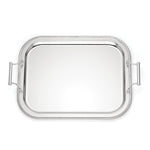 Silverplate Rectangular Tray With Handles