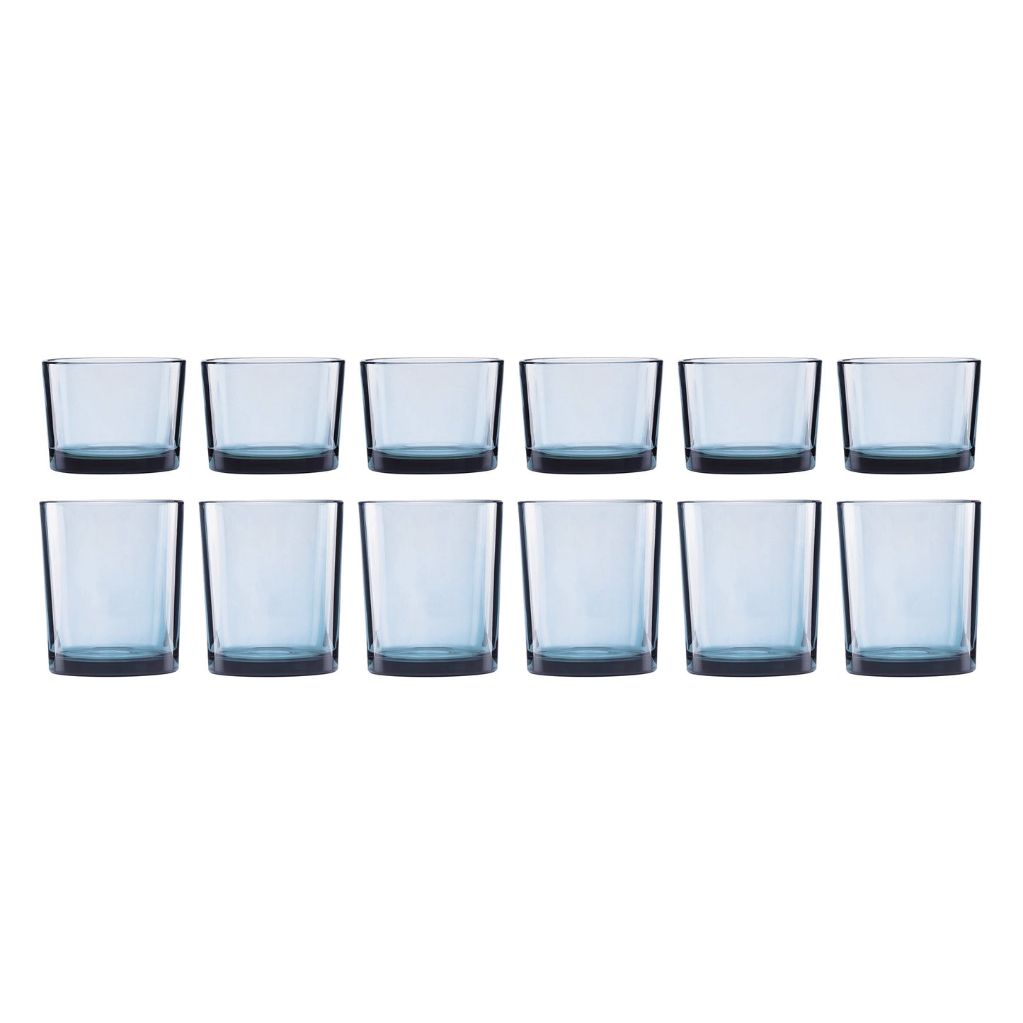 Stackables Blue Drinkware, Set Of 12