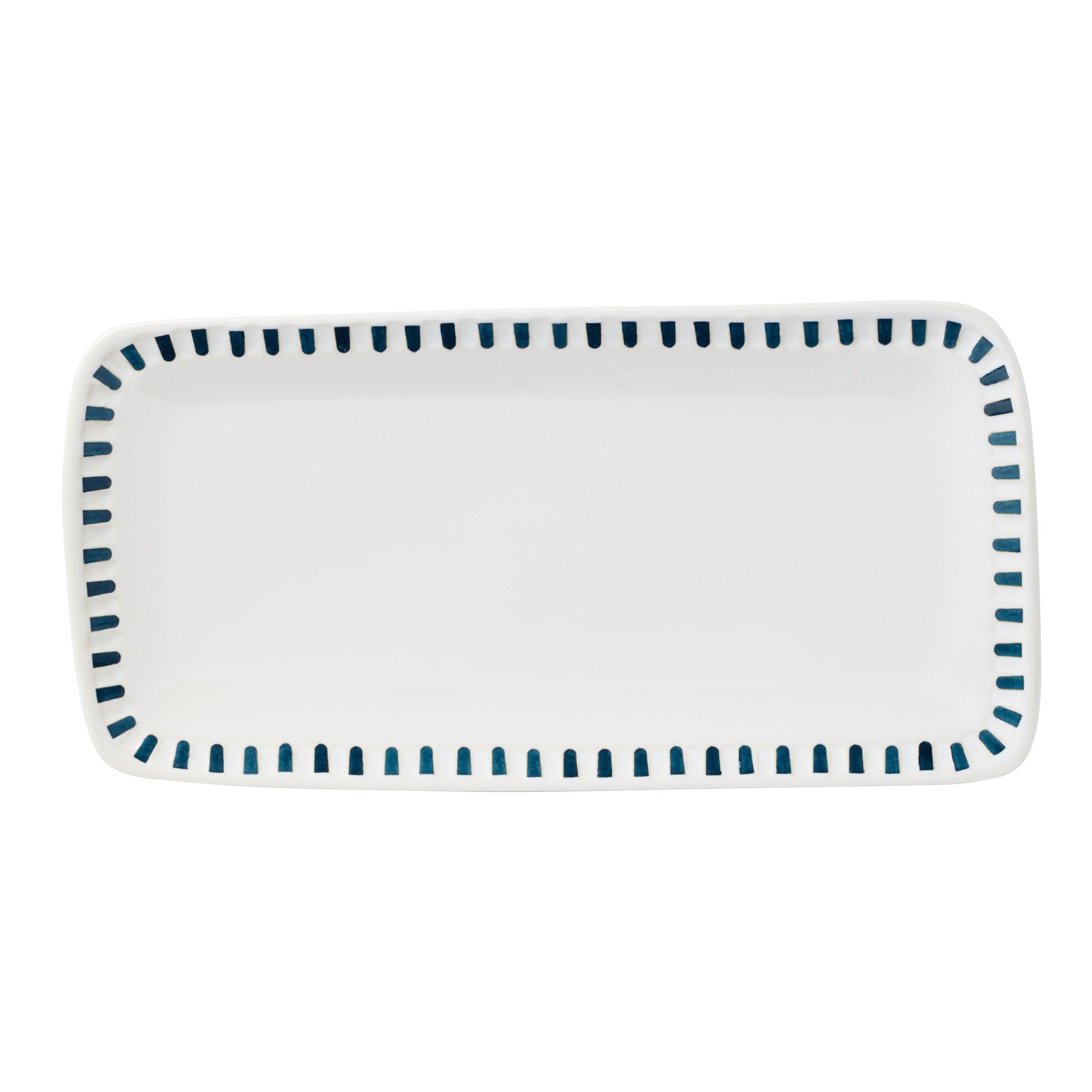 Artisanal Stripe Hors d'Oeuvres Tray