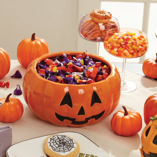 Halloween Pumpkin Candy Bowl