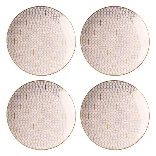 Trianna Blush Salad Plates, Set of 4