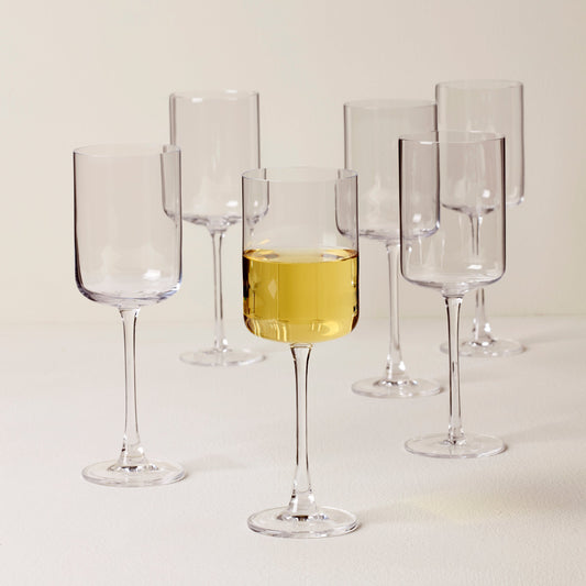 Tuscany Classics Straight White Wine Glasses, Set of 6