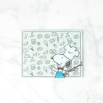 Chef Snoopy Small Prep Board