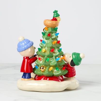 Peanuts Christmas Lit Figurine