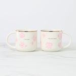 Spring Pansies Mugs, Set of 2