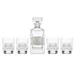 Sloane Crystsal 5-Piece Whiskey Set