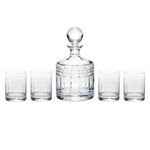 Tempo Crystal 5-Piece Whiskey Set