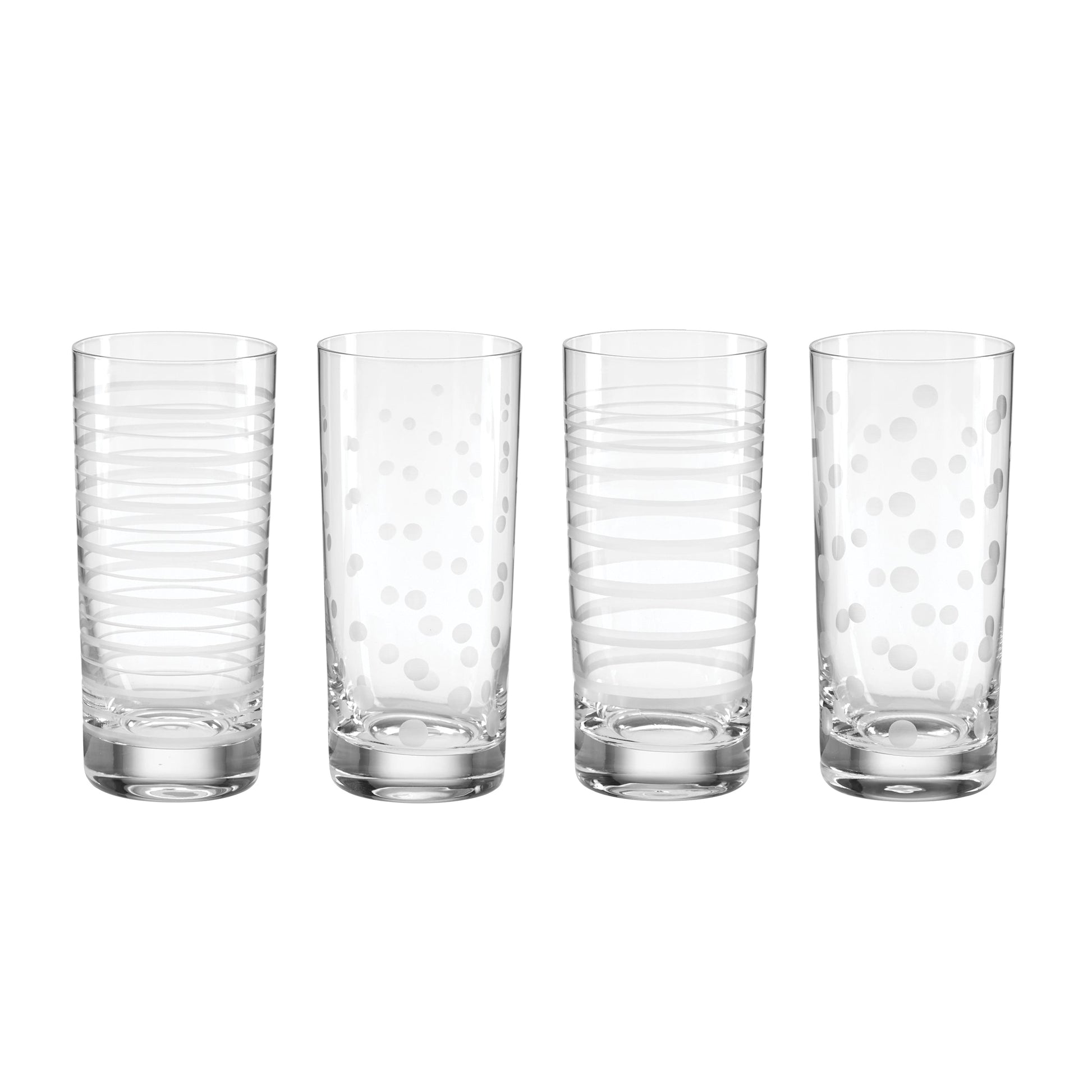 Mingle Highball Glasses, Set of 4