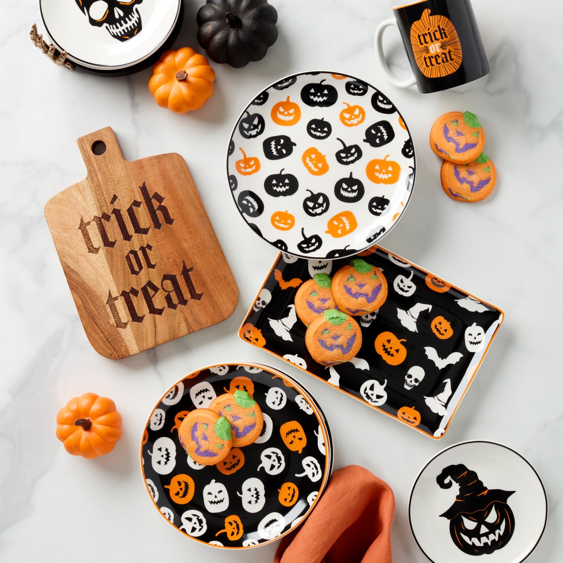 Vintro Halloween Mugs, Set of 4