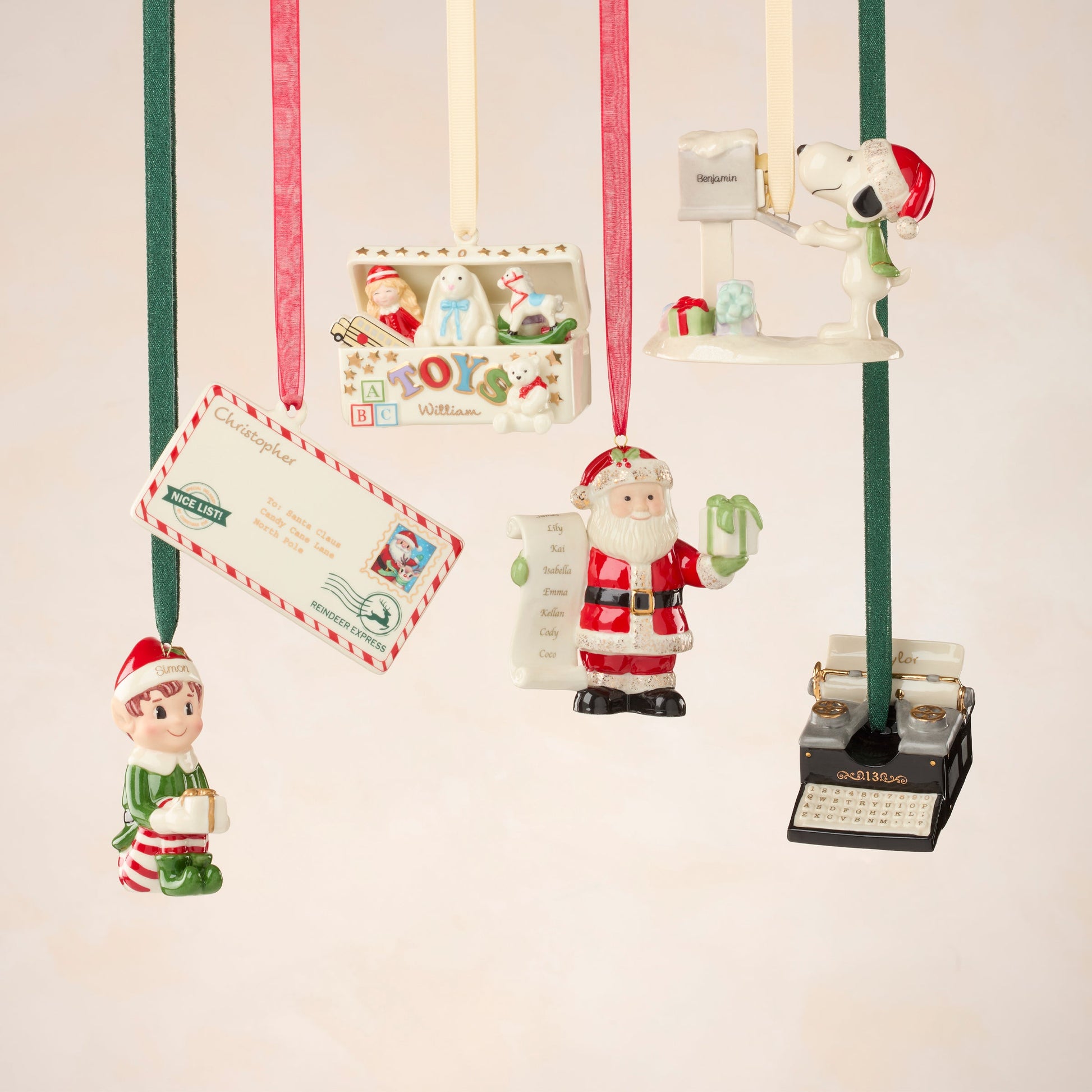 Personalized Christmas Elf Ornament